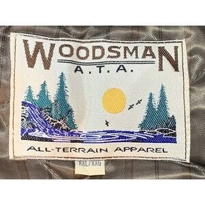 Woodsman All Terrain Apparel Tan Removable Liner Full Zip Winter Field Coat XXL